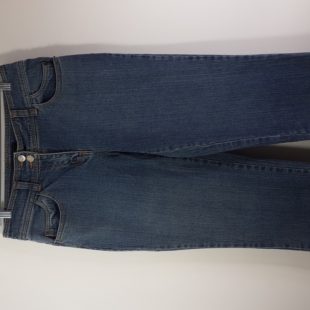 New York Co. Blue Jeans Women's Size 6 Cuffed Jean Capris - Picture 6 of 16
